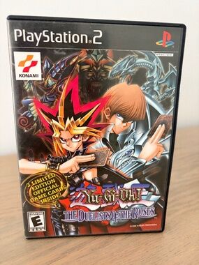 PS2, Yu-Gi-Oh!, The‎ Duelists Of The Roses, Video Game With Manual